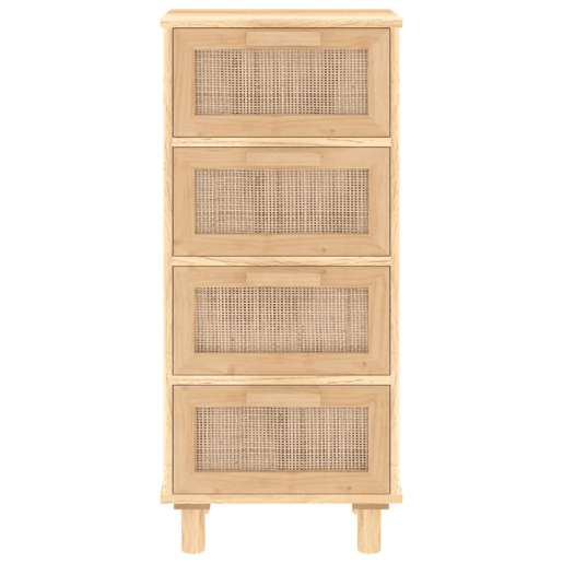 vidaXL Aparador 40x30x90 cm pinho maciçovime natural castanho