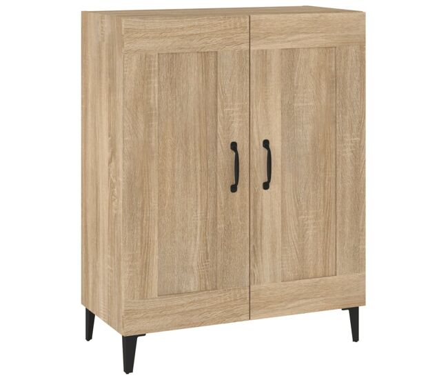 Vidaxl aparador de madera contrachapada color roble 69,5x34x90 cm