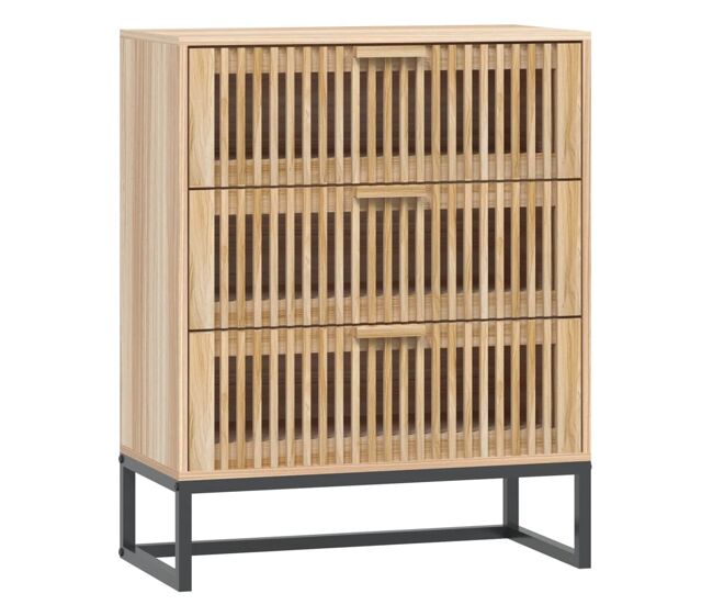 Vidaxl aparador de madera contrachapada 60x30x75 cm