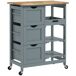 Carro de Cocina MDF HOMCOM, hogar - cocina Carro de Cocina MDF HOMCOM, hogar - cocina Gris