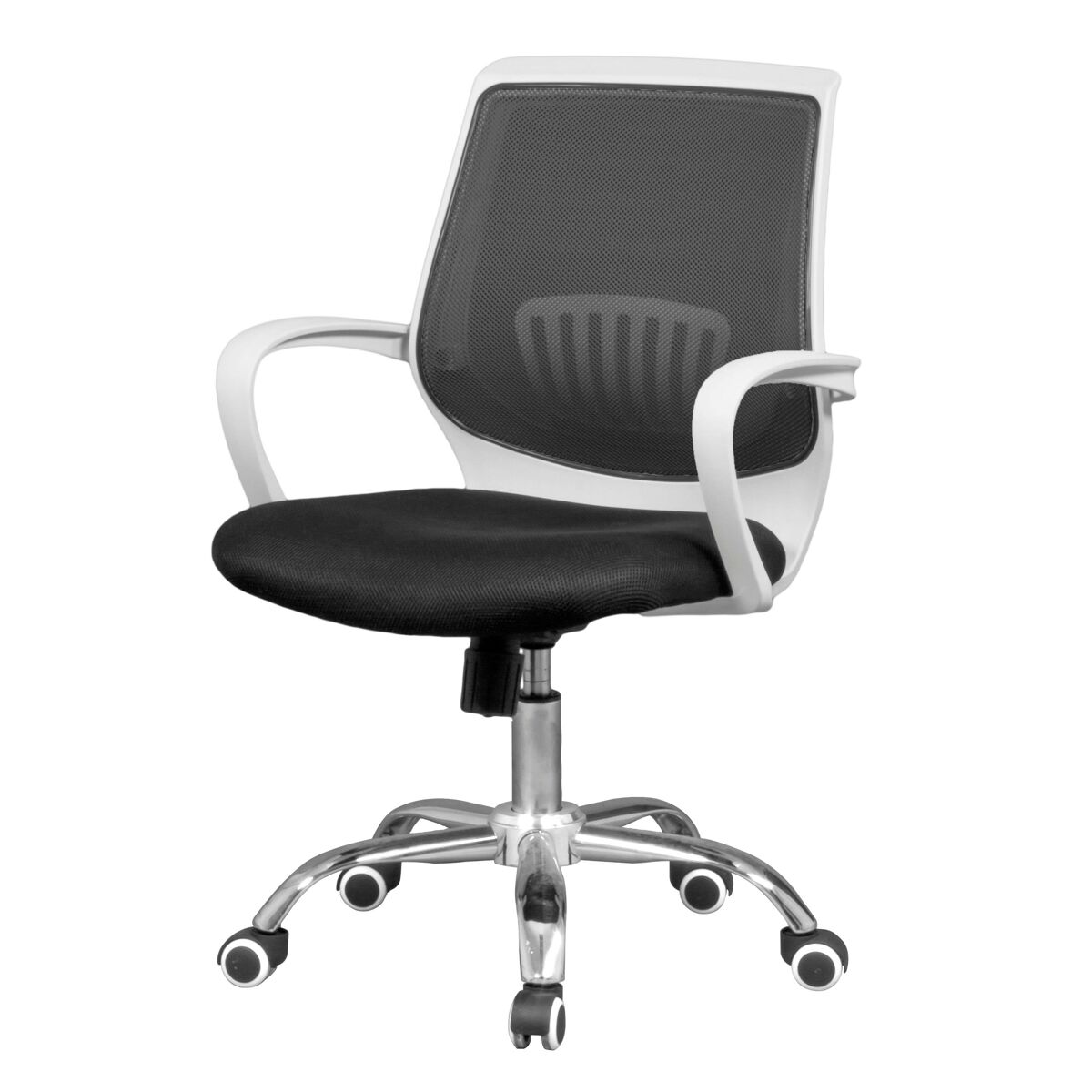 Silla de oficina Trend con estructura metálica y tela
