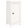 vidaXL Aparadores 2 pcs 39x35x80 cm madeira de pinho maciça branco