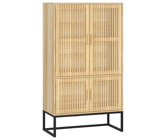 Vidaxl aparador alto madera contrachapada 70x35x125 cm