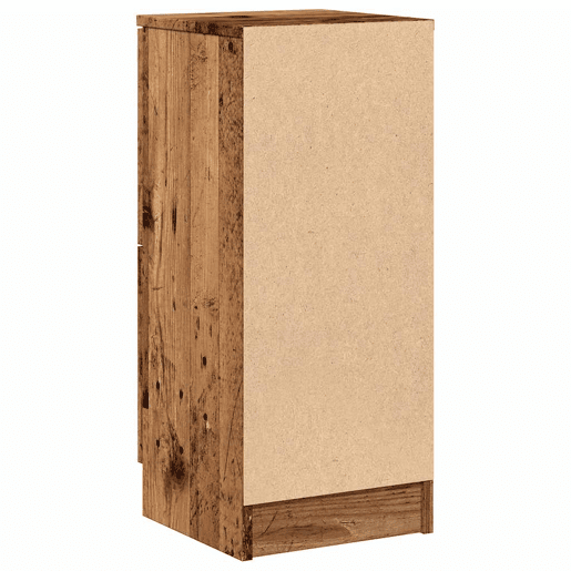 vidaXL Aparadores 2 pcs 30x30x70 cm derivados de madeira madeira velha vidaXL Aparadores 2 pcs 30x30x70 cm derivados de madeira madeira velha