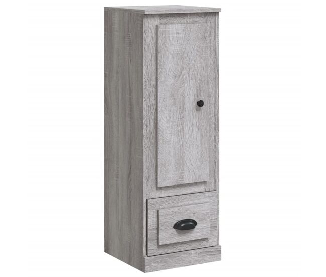Vidaxl aparador alto madera contrachapada gris sonoma 36x35,5x103,5 cm