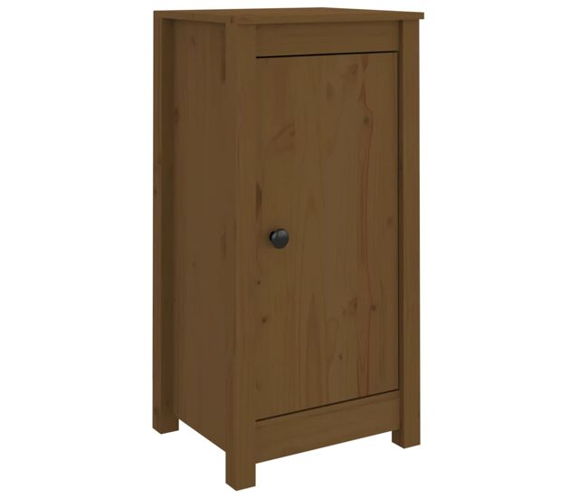 Vidaxl aparadores 2 uds madera maciza de pino marrón miel 39x35x80 cm