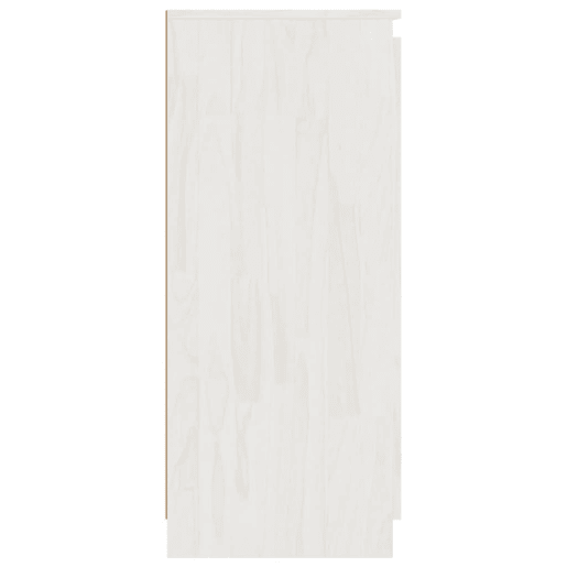 vidaXL Aparador pinho maciço 60x36x84 cm branco