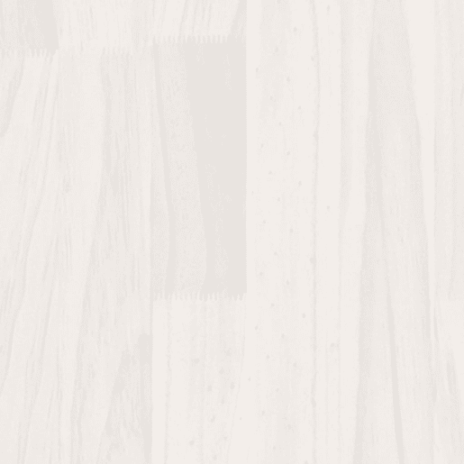 vidaXL Aparador pinho maciço 60x36x84 cm branco