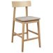 Beliani Silla de bar ISANTI Beliani Silla de bar ISANTI Gris Oscuro