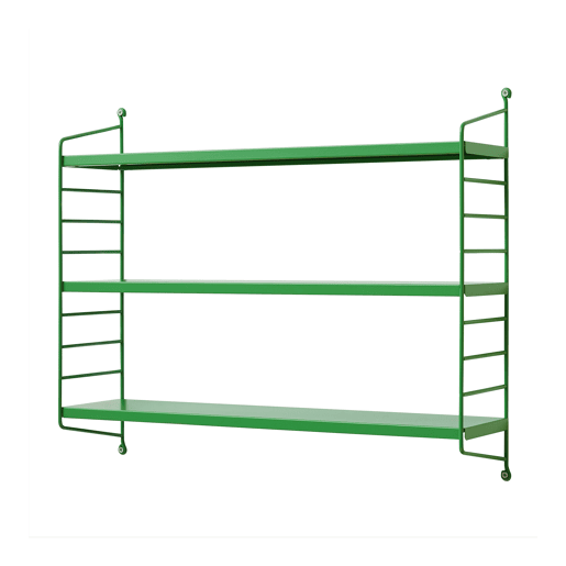 Prateleira de parede modular Strängnäs Verde-maçã en.casa