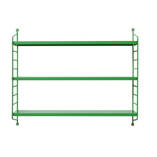 Prateleira de parede modular Strängnäs Verde-maçã en.casa