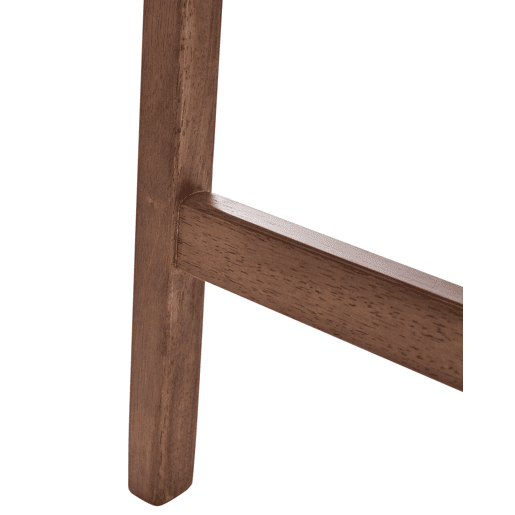 Conjunto de 2 bancos de bar DIXON Madeira Creme Conjunto de 2 bancos de bar DIXON Madeira Creme
