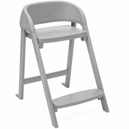 Cadeira Alta Chicco Crescendo Lite MILAN MIST Aço inoxidável