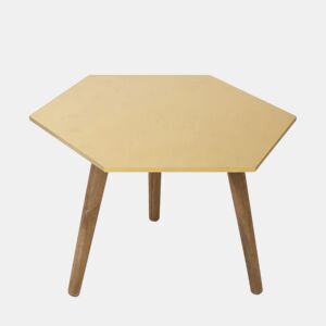 Mesa de apoio dourado 35x50x50 cm