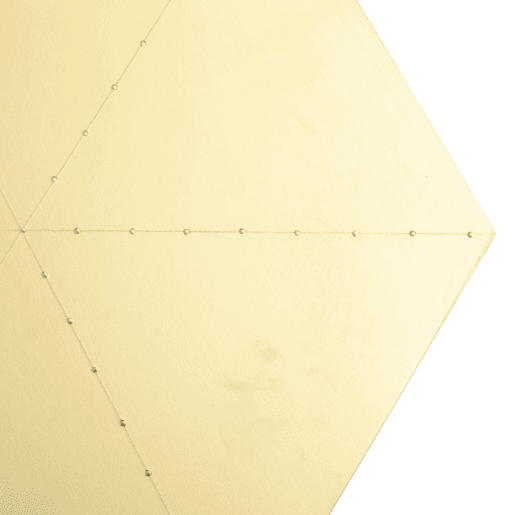 Mesa de apoio dourado 35x50x50 cm Mesa de apoio dourado 35x50x50 cm