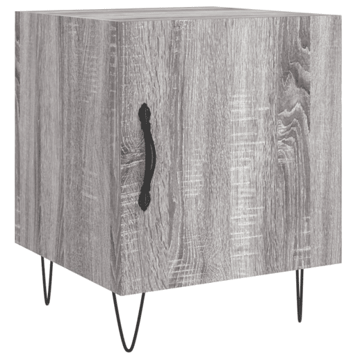 vidaXL Mesa cabeceira 40x40x50 cm derivados de madeira cinzento sonoma vidaXL Mesa cabeceira 40x40x50 cm derivados de madeira cinzento sonoma