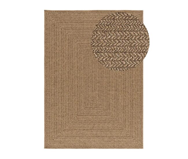 Alfombra exterior/interior efecto yute natural acra, 200x290 cm - atticgo