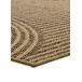 Alfombra exterior/interior geométrica efecto yute ACRA - ATTICGO 160x230 Alfombra exterior/interior geométrica efecto yute ACRA - ATTICGO 160x230 Natural