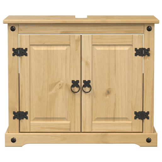 vidaXL Móvel de lavatório Corona 73x33x60 cm madeira de pinho maciça vidaXL Móvel de lavatório Corona 73x33x60 cm madeira de pinho maciça