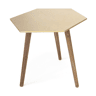 Mesa de apoio dourado 45x50x50 cm