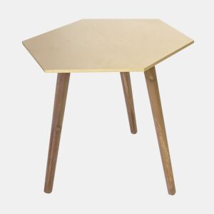 Mesa de apoio dourado 45x50x50 cm