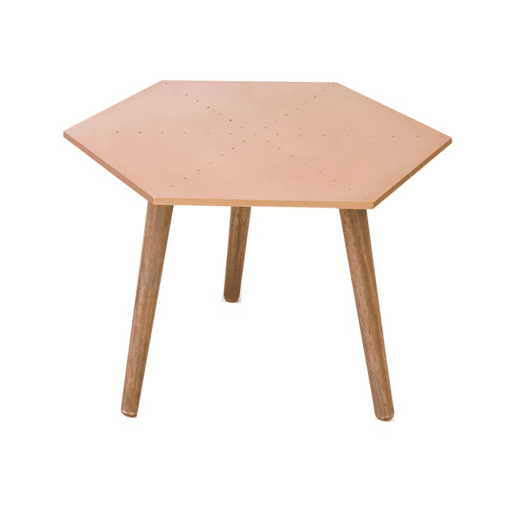 Mesa de apoio cobre 35x50x50 cm