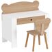 Escritorio Infantil MDF, Madera de Pino AIYAPLAY Escritorio Infantil MDF, Madera de Pino AIYAPLAY Marrón
