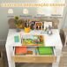 Escritorio Infantil MDF, Madera de Pino AIYAPLAY Escritorio Infantil MDF, Madera de Pino AIYAPLAY Marrón