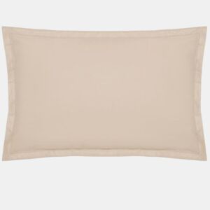 Capa de almofada algodão beige de 50X70cm