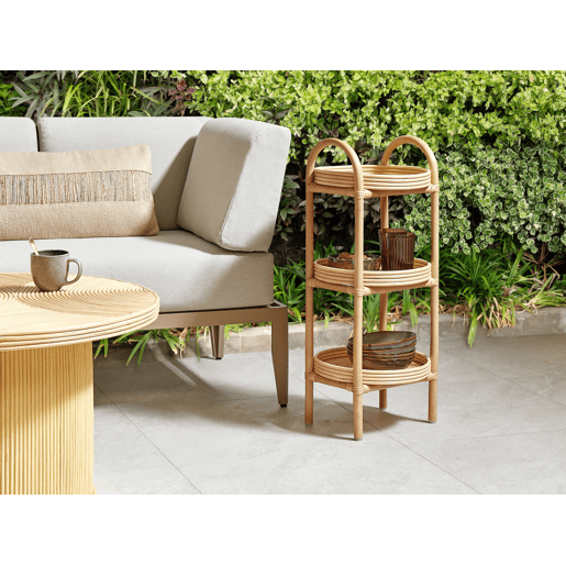 Mesa de apoio TROOLIE Rattan Natural
