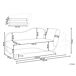Beliani Chaise longue derecho Terciopelo MERI Beliani Chaise longue derecho Terciopelo MERI Negro