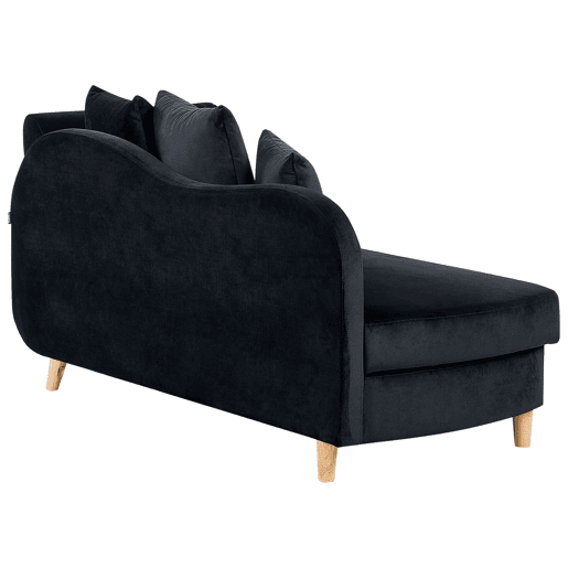 Beliani Chaise longue à direita Veludo MERI Beliani Chaise longue à direita Veludo MERI