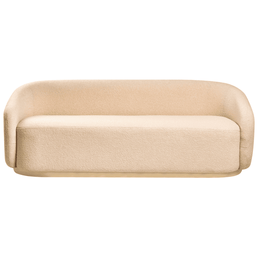 Sofá SIPO Bouclé Creme 2 lugares Sofá SIPO Bouclé Creme 2 lugares