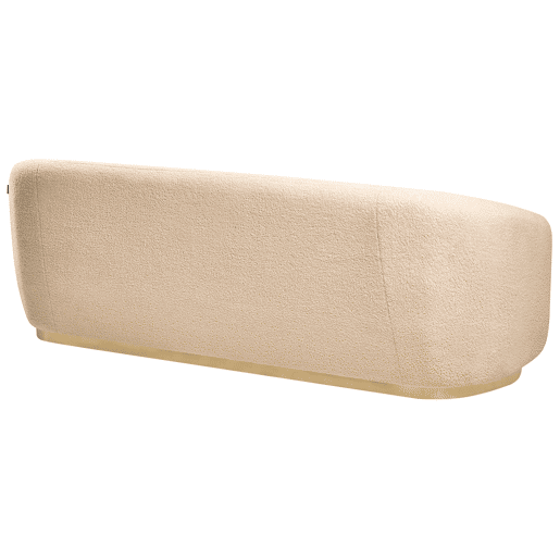 Sofá SIPO Bouclé Creme 2 lugares Sofá SIPO Bouclé Creme 2 lugares