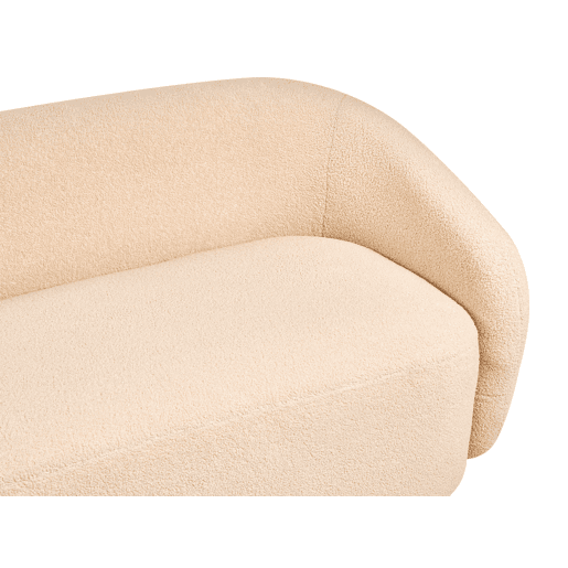 Sofá SIPO Bouclé Creme 2 lugares Sofá SIPO Bouclé Creme 2 lugares