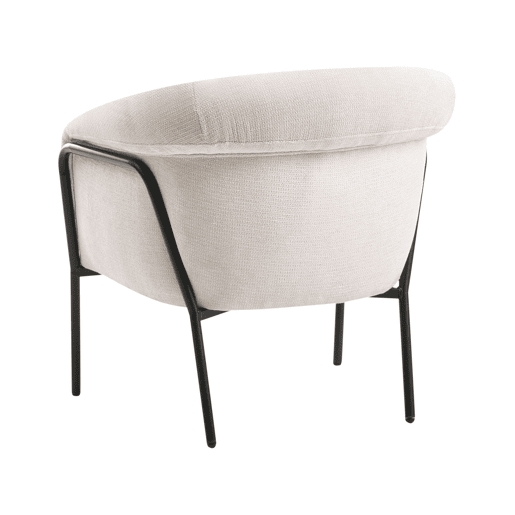 Poltrona KROSSEN Tecido Creme claro