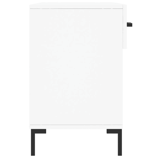 vidaXL Banco sapateira 102x35x55 cm derivados de madeira branco vidaXL Banco sapateira 102x35x55 cm derivados de madeira branco