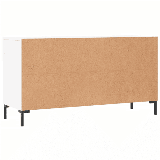 vidaXL Banco sapateira 102x35x55 cm derivados de madeira branco vidaXL Banco sapateira 102x35x55 cm derivados de madeira branco