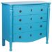 Cómoda de madera lacada envejecida 100 Cómoda de madera lacada envejecida 100 Azul