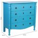 Cómoda de madera lacada envejecida 100 Cómoda de madera lacada envejecida 100 Azul