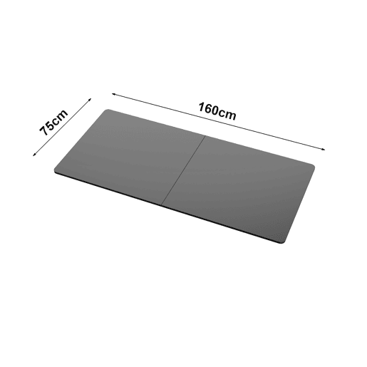 Tampo de secretária Kirkkonummi aglomerado 160x75cm - Preto pro.tec