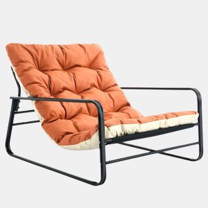HAd030A sofa tubular salmon rojo 118,5 x 92 x 84 cm