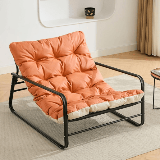 HAd030A sofa tubular salmon rojo 118,5 x 92 x 84 cm