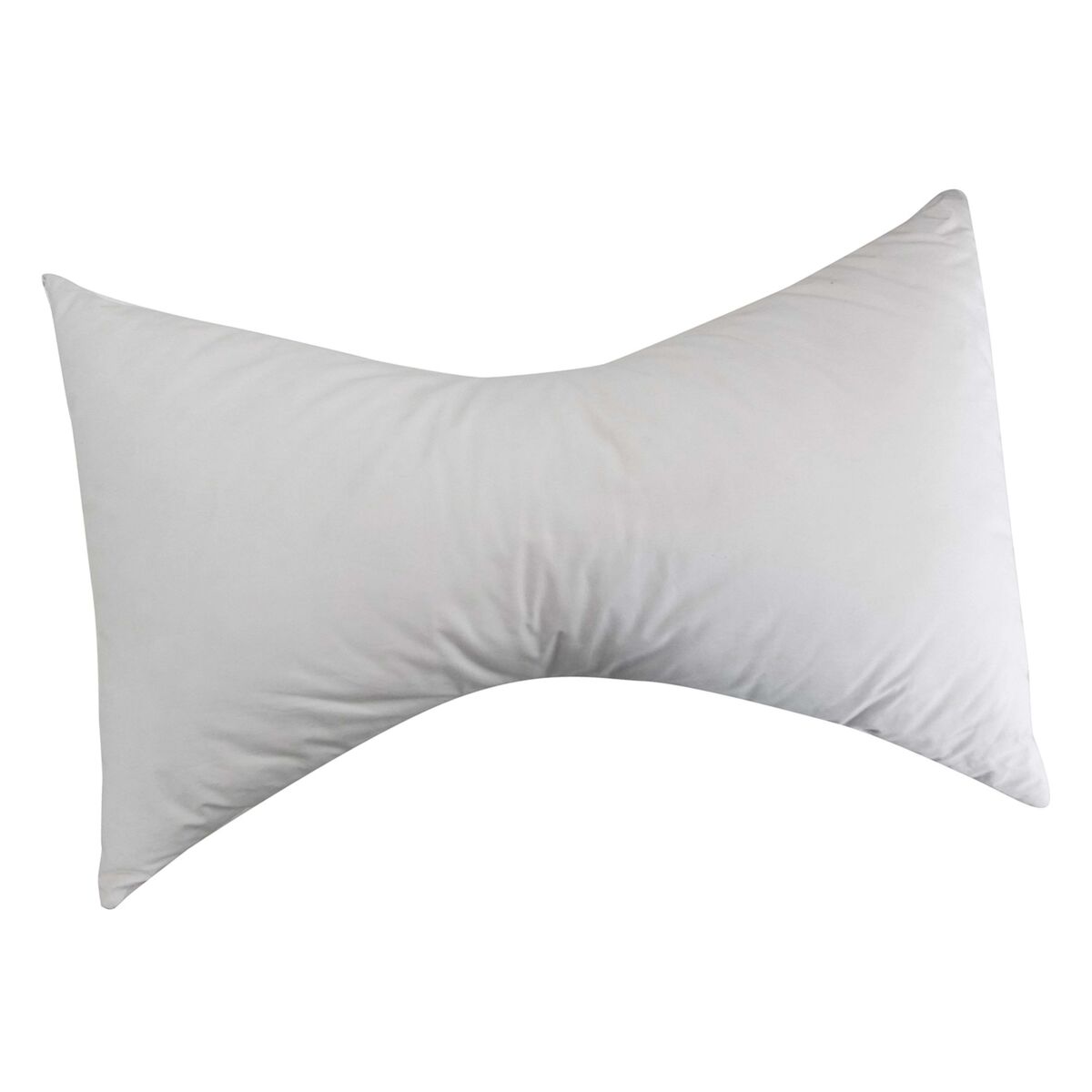 Almohada mariposa cervical 60x40 cm de fibra con tacto gel de firmeza media