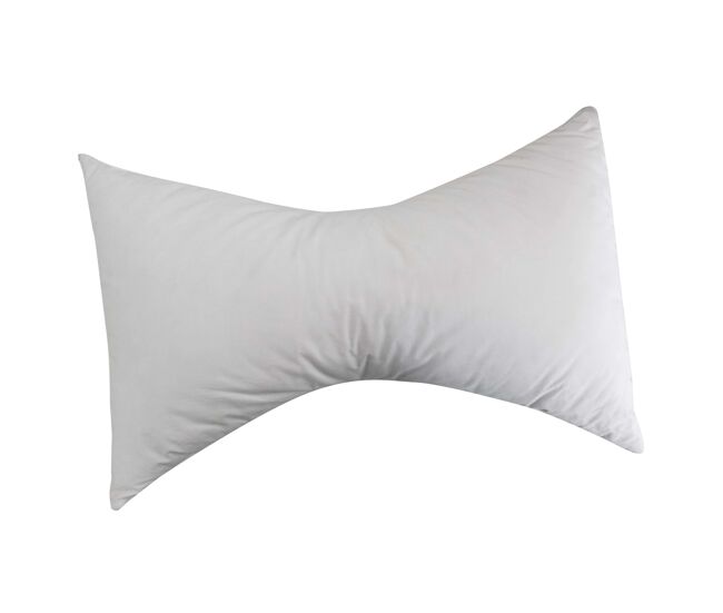 Almohada mariposa cervical 60x40 cm de fibra con tacto gel de firmeza media