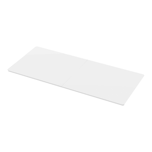 Tampo de secretária Kirkkonummi aglomerado 180x80cm - Branco pro.tec