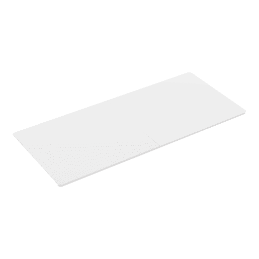 Tampo de secretária Kirkkonummi aglomerado 180x80cm - Branco pro.tec