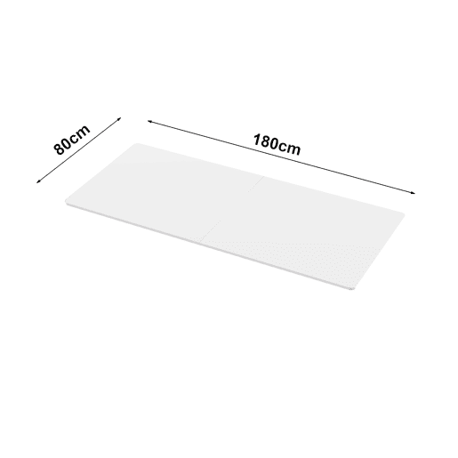 Tampo de secretária Kirkkonummi aglomerado 180x80cm - Branco pro.tec
