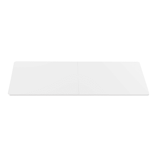 Tampo de secretária Kirkkonummi aglomerado 180x80cm - Branco pro.tec
