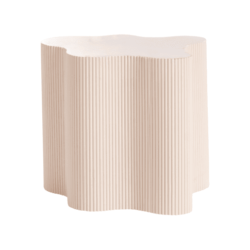 Mesa de apoio PERRY Branco creme Mesa de apoio PERRY Branco creme
